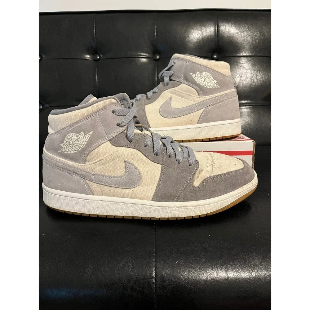 Air Jordan 1 Mid SE Coconut Milk Particle Grey